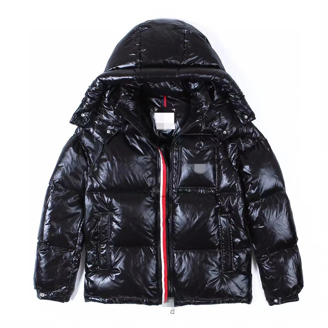 Wintermen'stricolorwebbingdownjacketthickenedtokeep