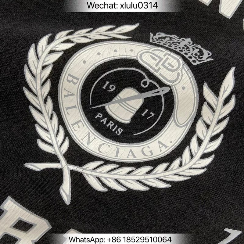 BLCG 1917皇冠麦穗加绒帽衫
