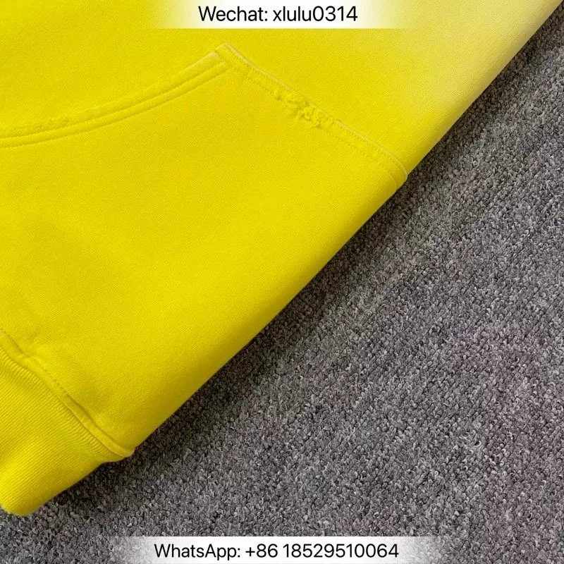 BLCG渐变破洞加绒帽衫