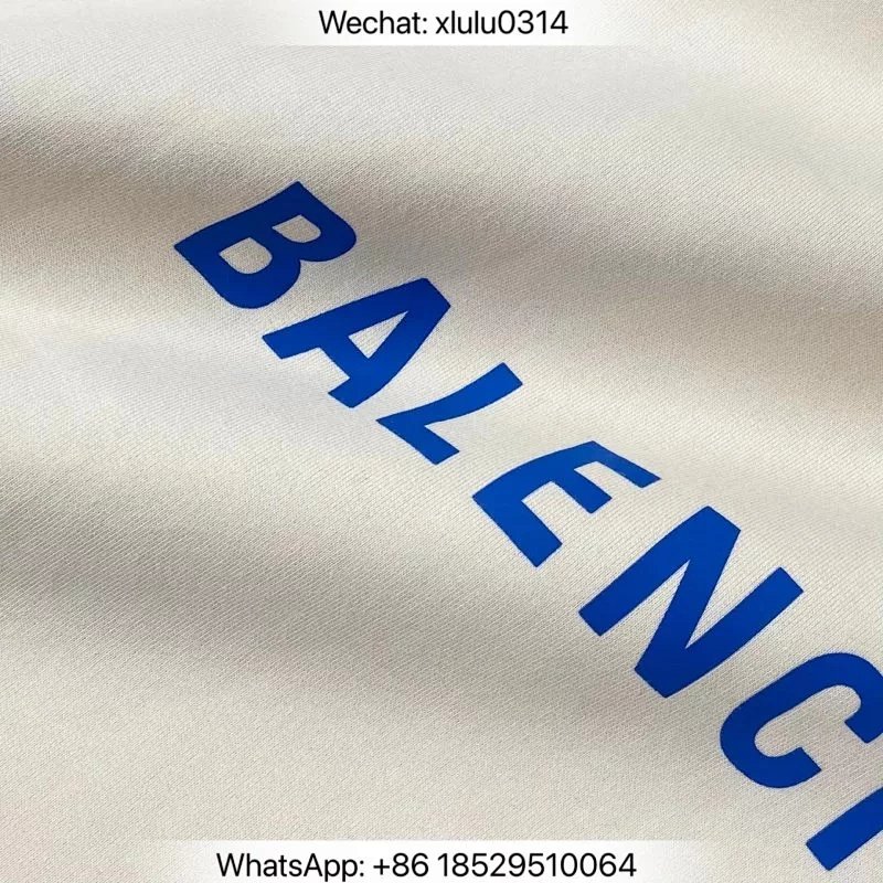 BLCG 前后字母加绒帽衫粉色蓝色