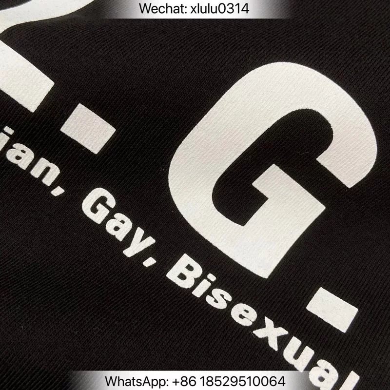 BLCG 彩虹刺绣短袖黑色