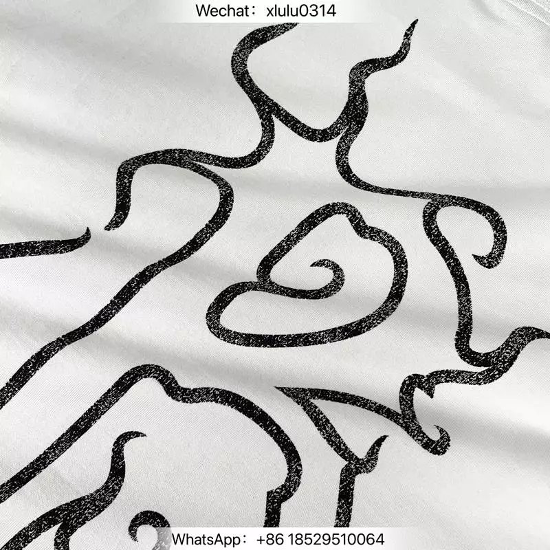 BLCG 火焰大B短袖/奶灰色