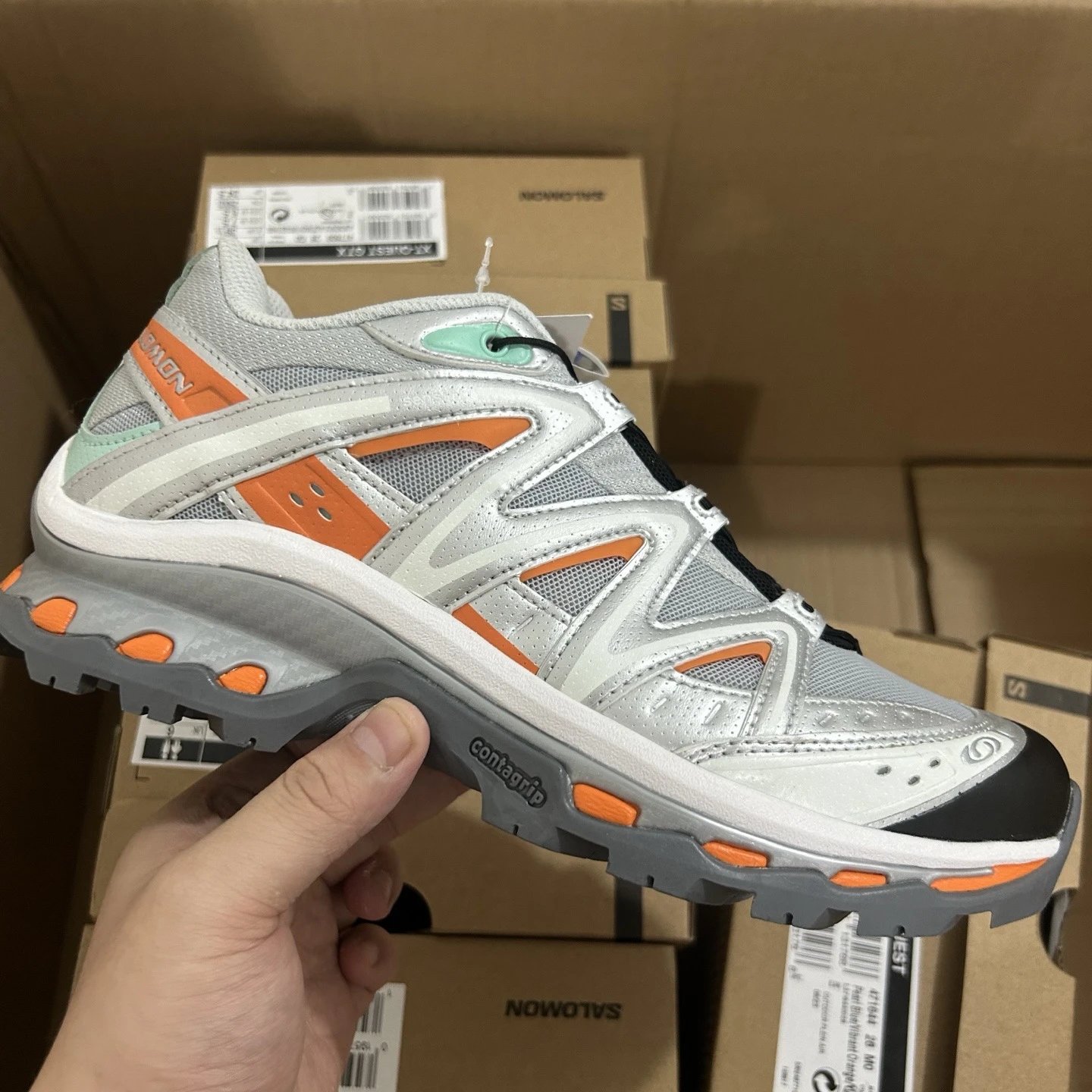 Salomon Sneakers Mesh Trail with Quicklace Closure image 6