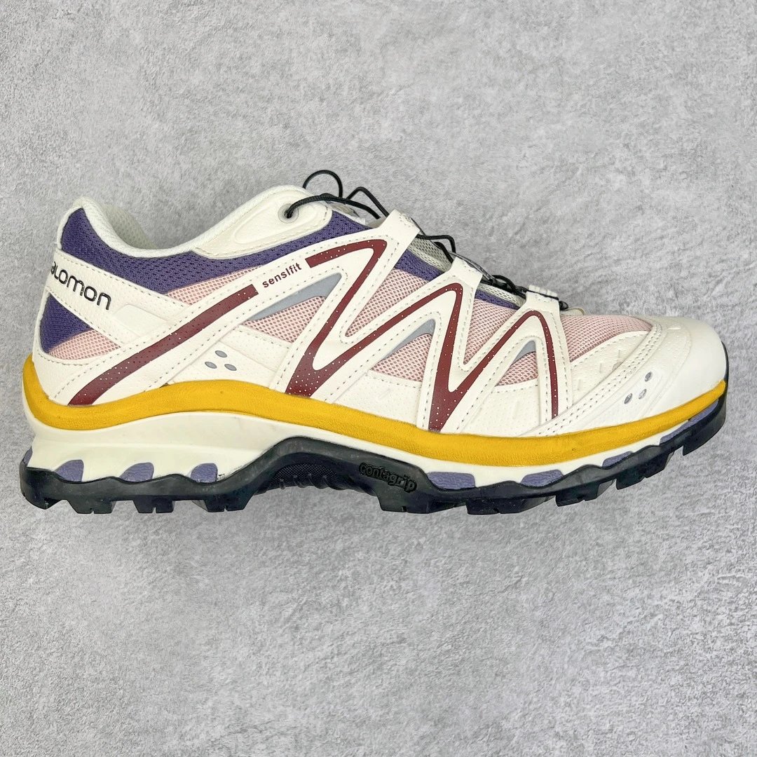 Salomon Sneakers Mesh Trail with Quicklace Closure — Pink Purple 2553