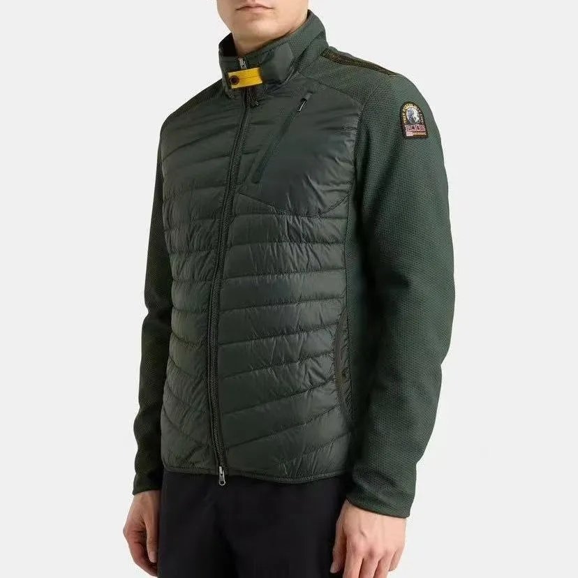 Parajumpers Down Jackets Hooded quilted puffer — 6 Green collar stitching down jacket [new】