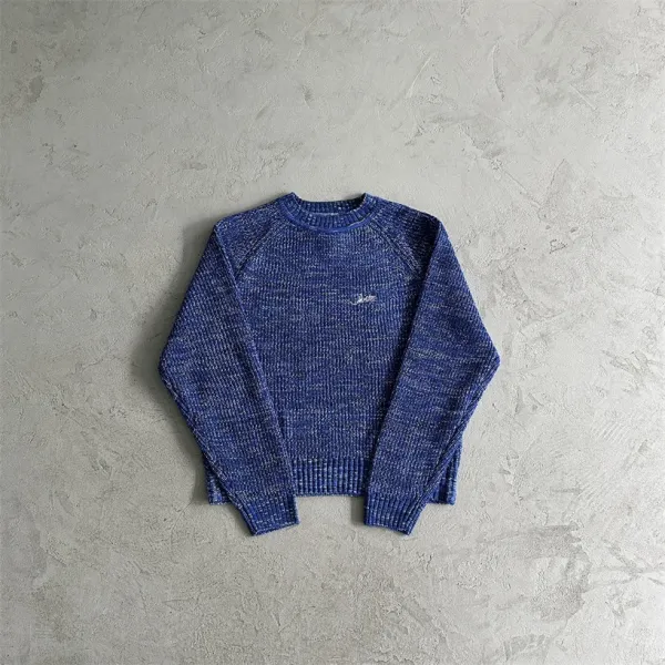 Corteiz CRZ Logo Ribbed Knit Sweater Beige - 2