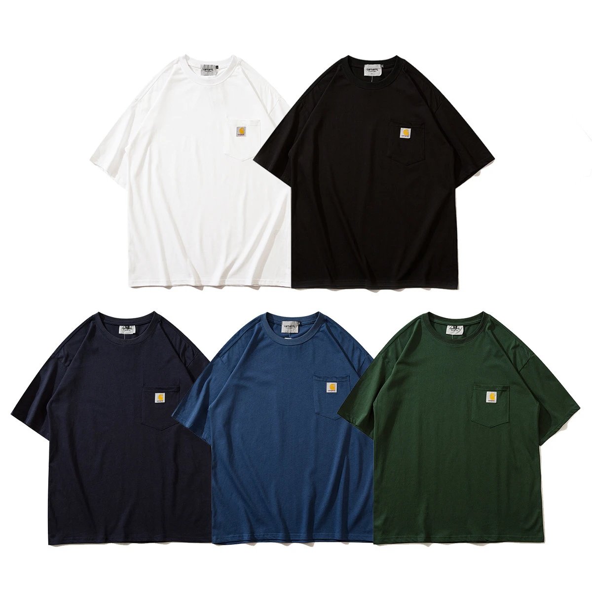 Carhartt Solid Cotton Pocket Short Sleeve T-Shirt Unisex