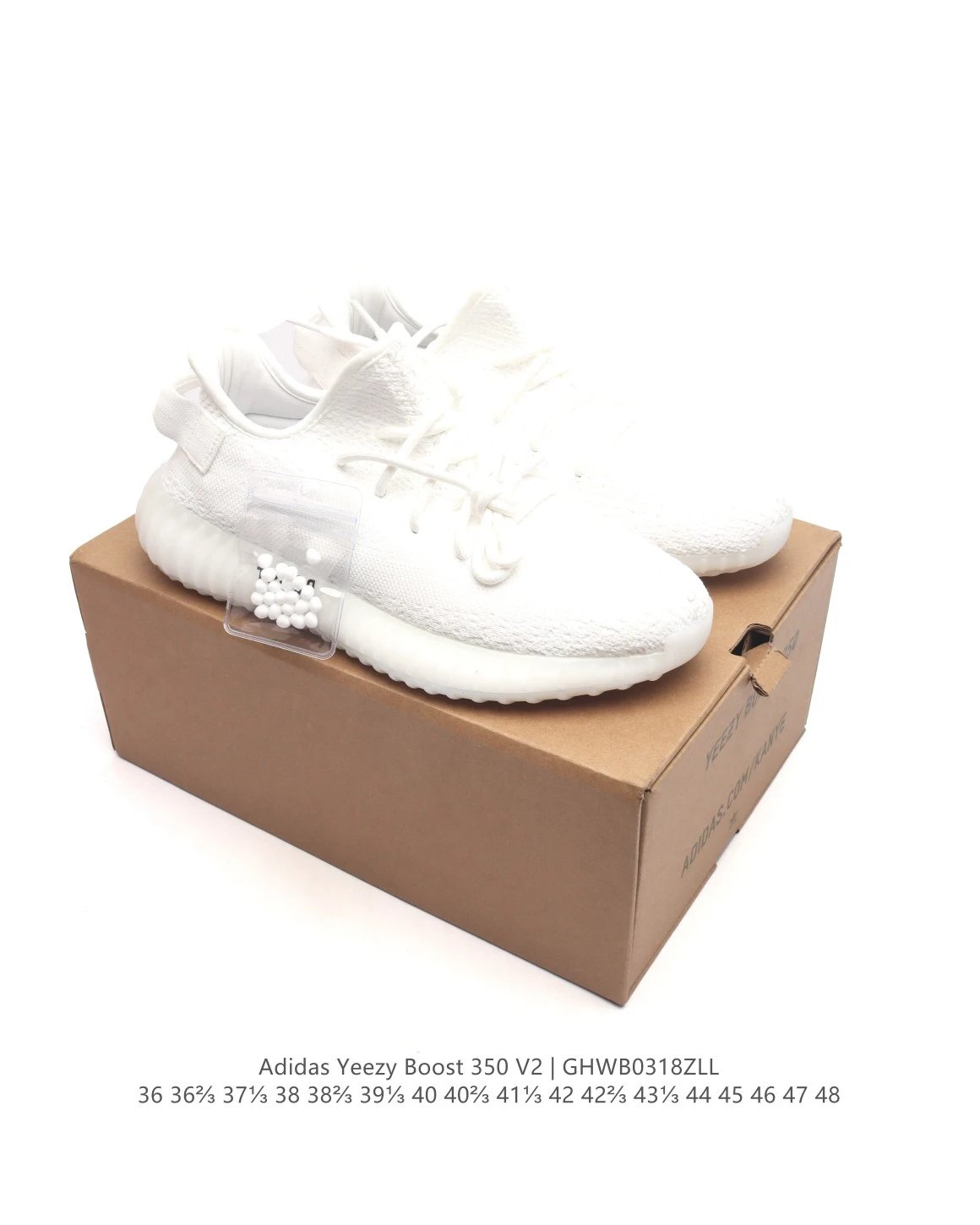 Adidas Yeezy Boost 350 V2 Triple White Sneakers