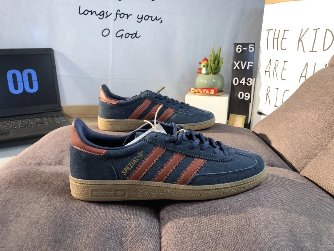 Adidas Spezial Navy Suede Gum Sole Skate Sneakers