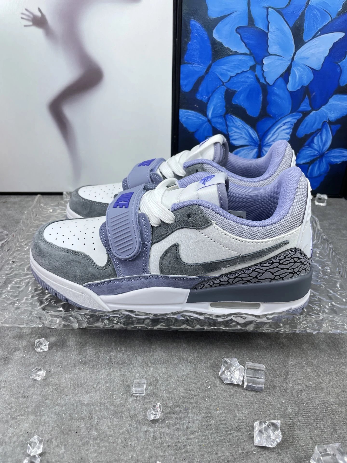 Air Jordan Legacy 312 Low Purple Grey Sneakers