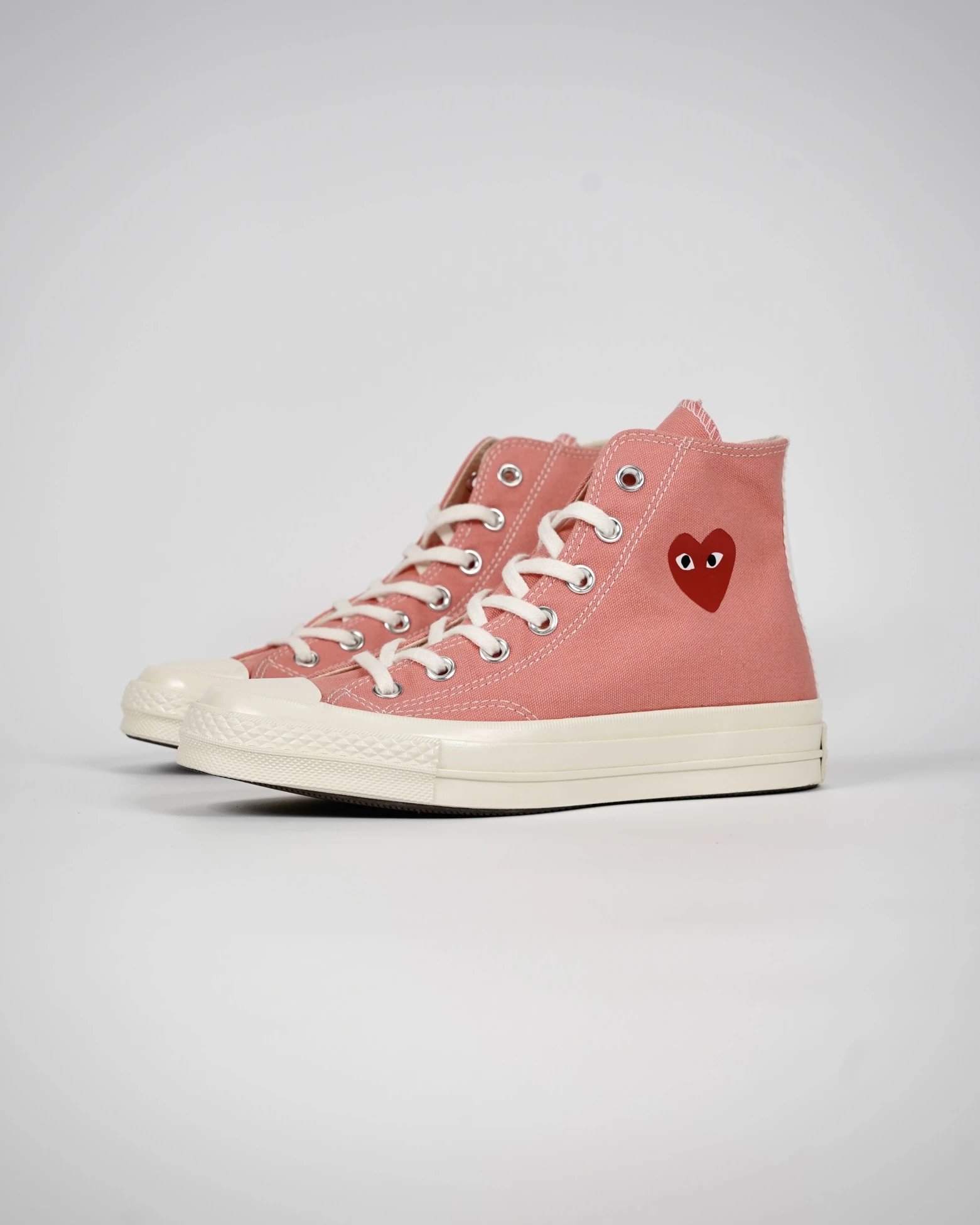 Converse Chuck 70 Pink Heart Logo High Top Sneakers