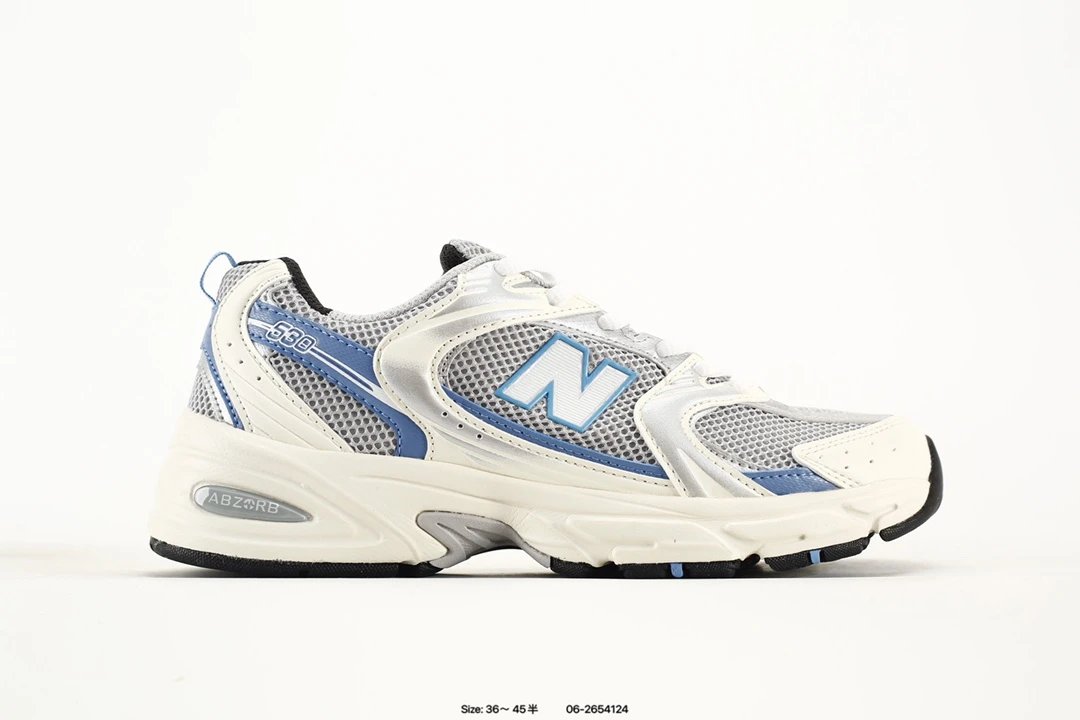 New Balance 530 White Grey Blue Retro Running Shoes