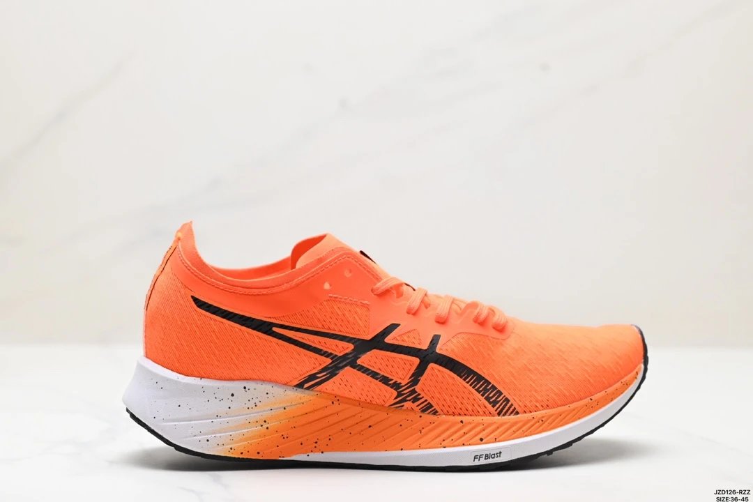 Asics Orange FF Blast Mesh Cushioned Running Shoes