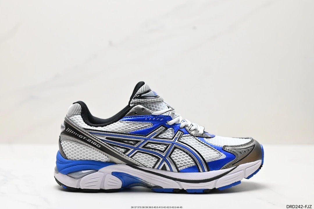ASICS GT-2160 Silver Blue Retro Running Sneakers