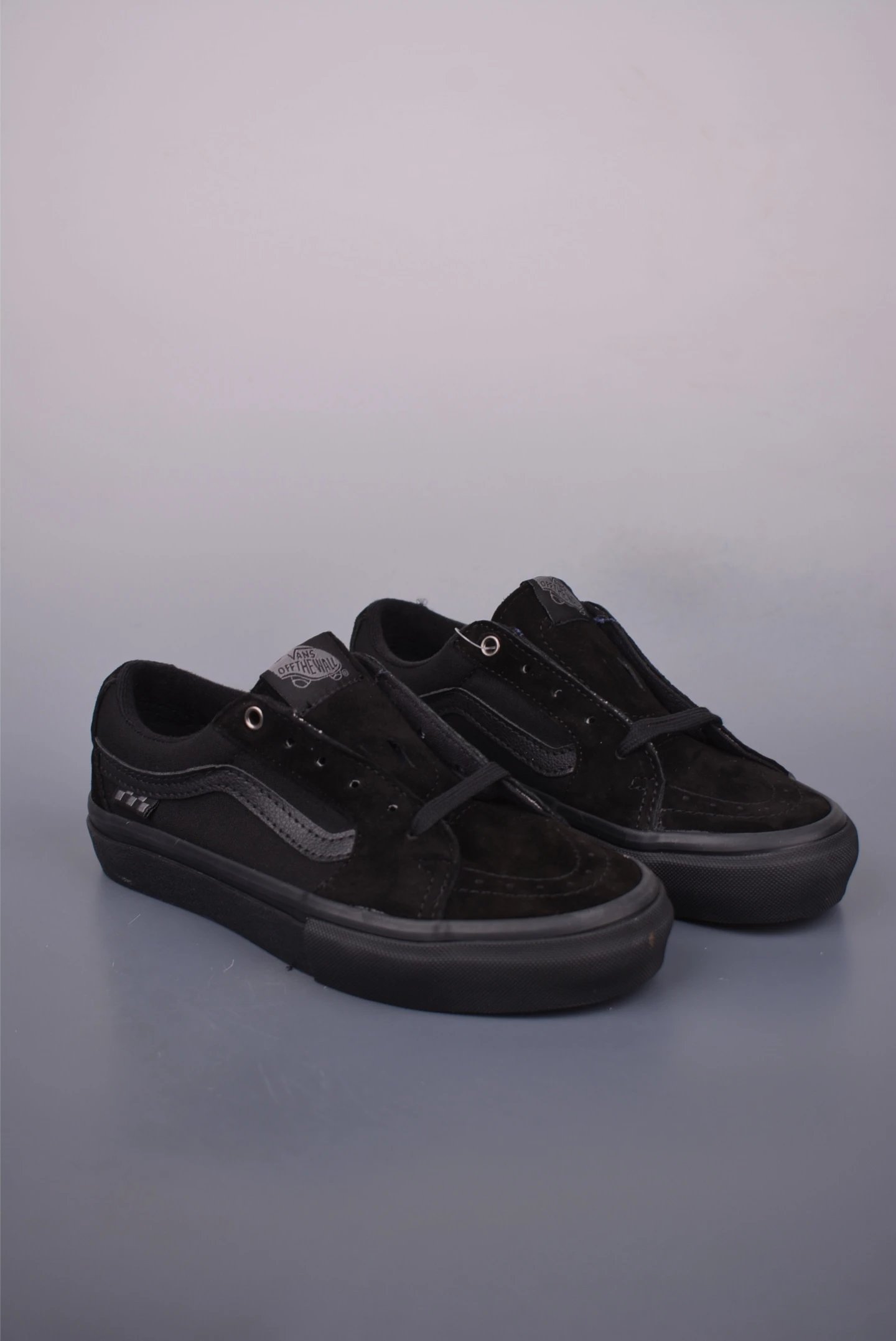 Vans Old Skool Black Suede Canvas Skate Shoes