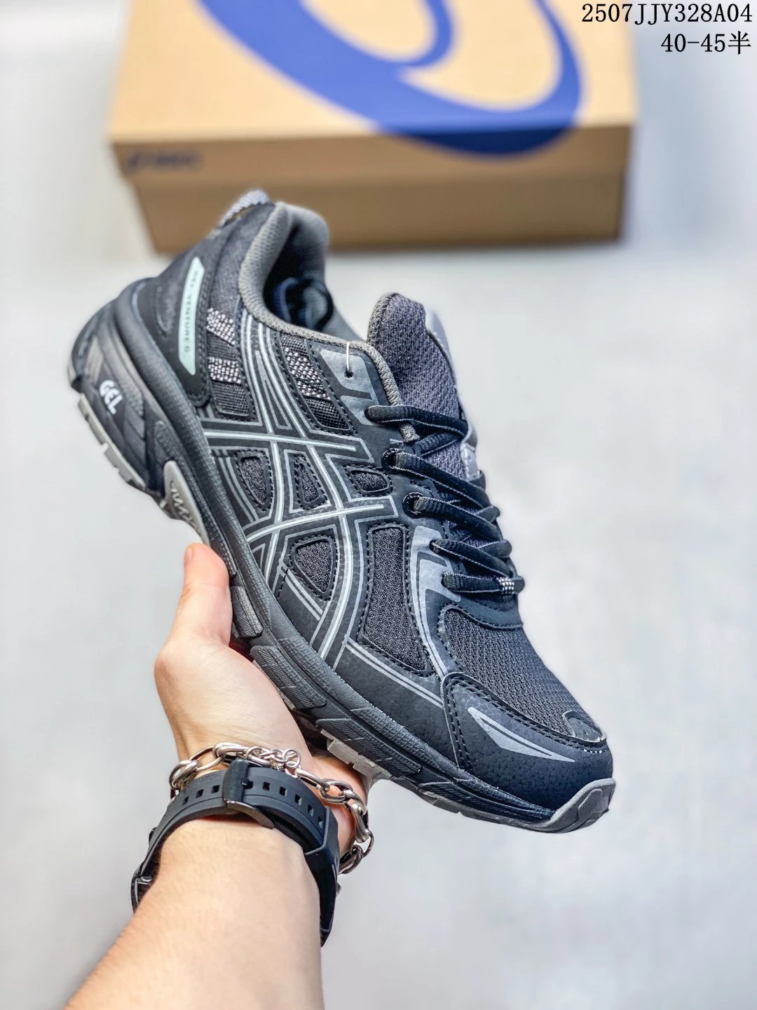 ASICS Retro Lago White Blue Running Shoes
