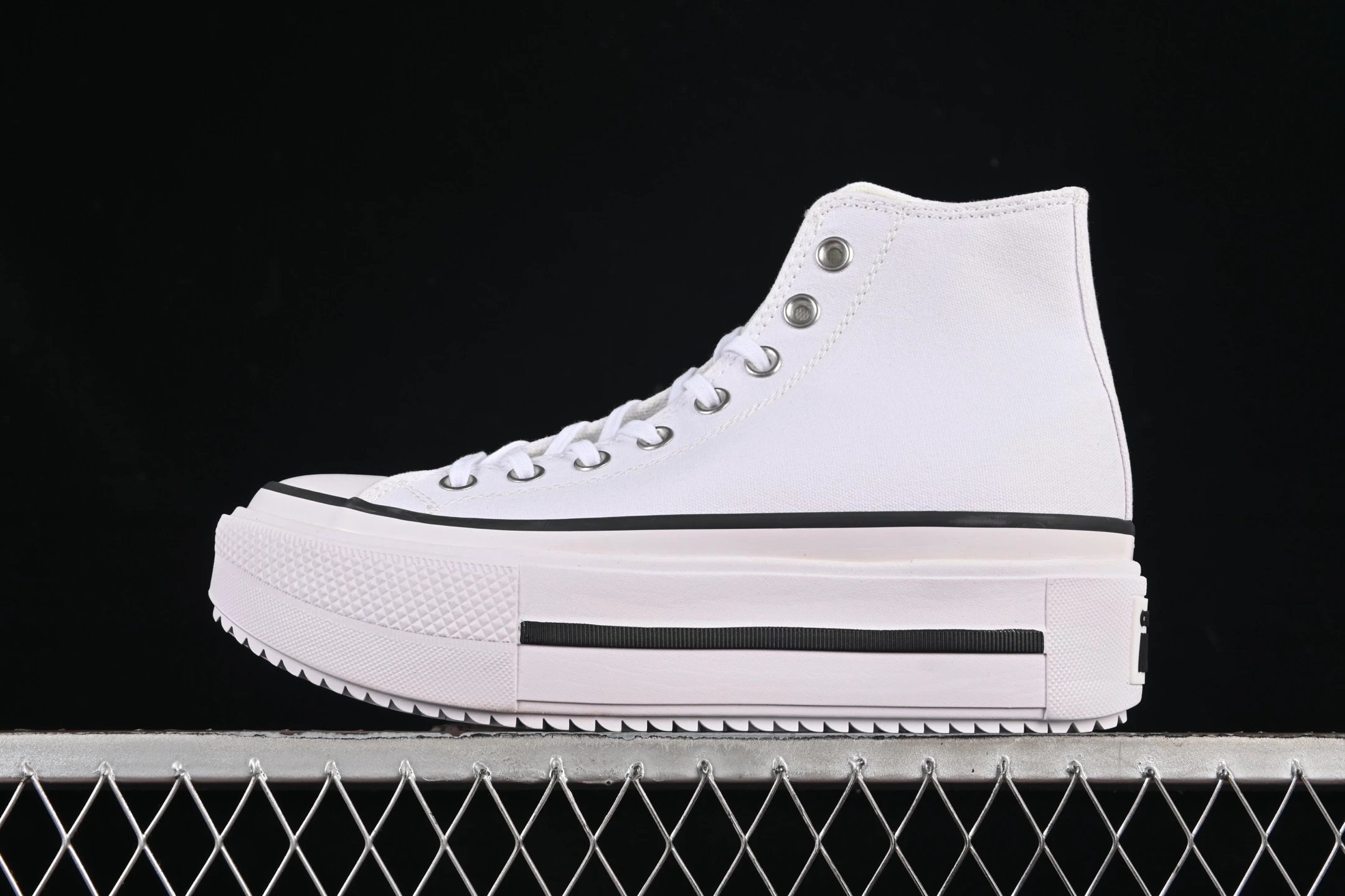 Converse Chuck Taylor All Star Move White Platform Shoes