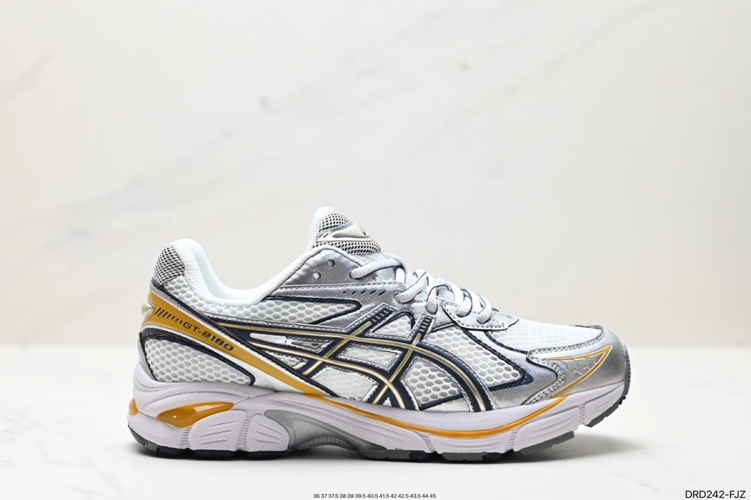 Asics GT-2160 Silver White Gold Running Shoes