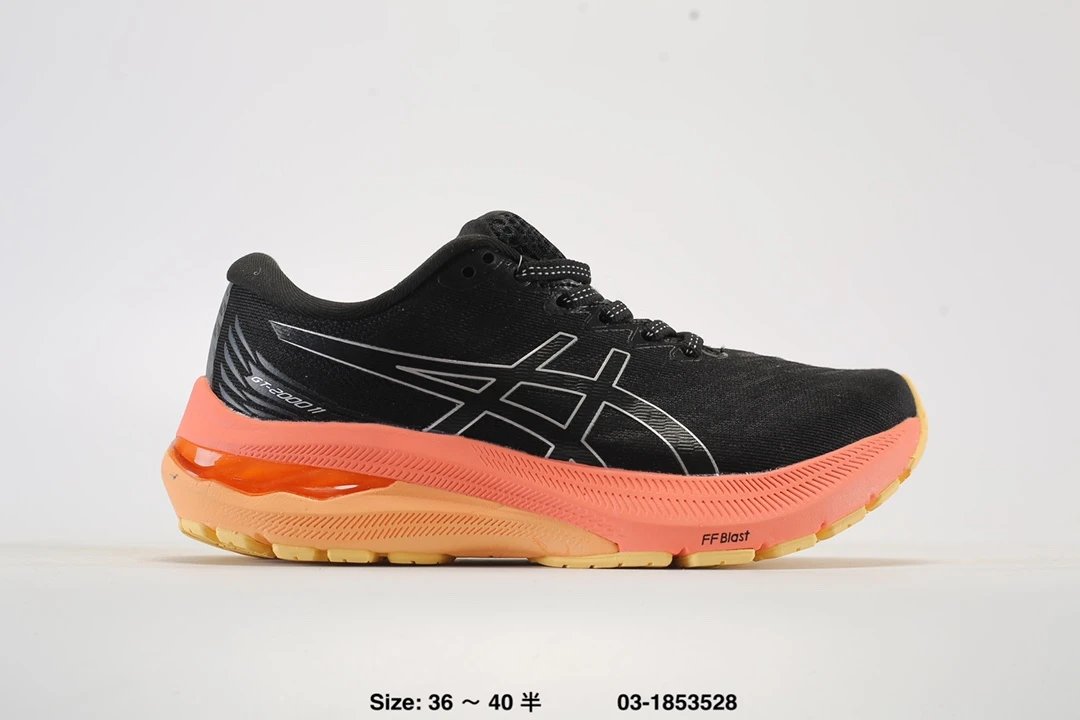 ASICS GT-2000 11 Black Orange Running Shoes