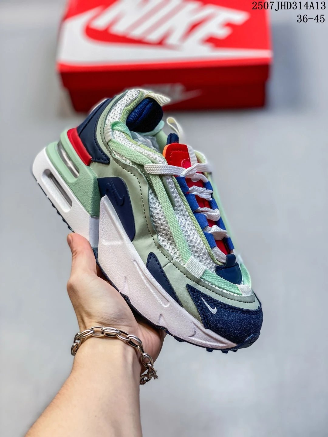 Nike Air Max 95 Mint Navy Retro Running Sneakers
