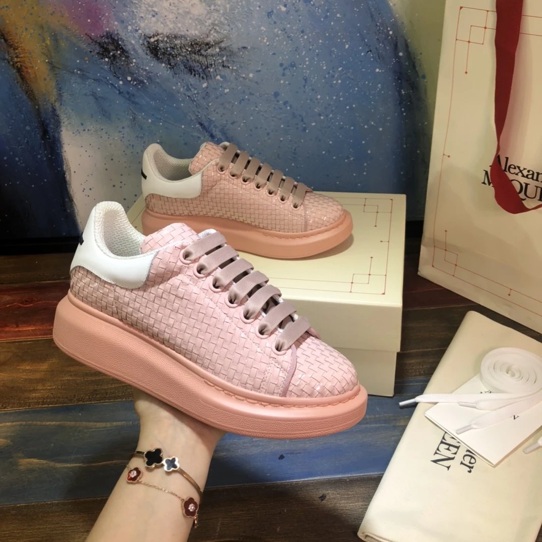 Alexander McQueen White Platform Sneakers