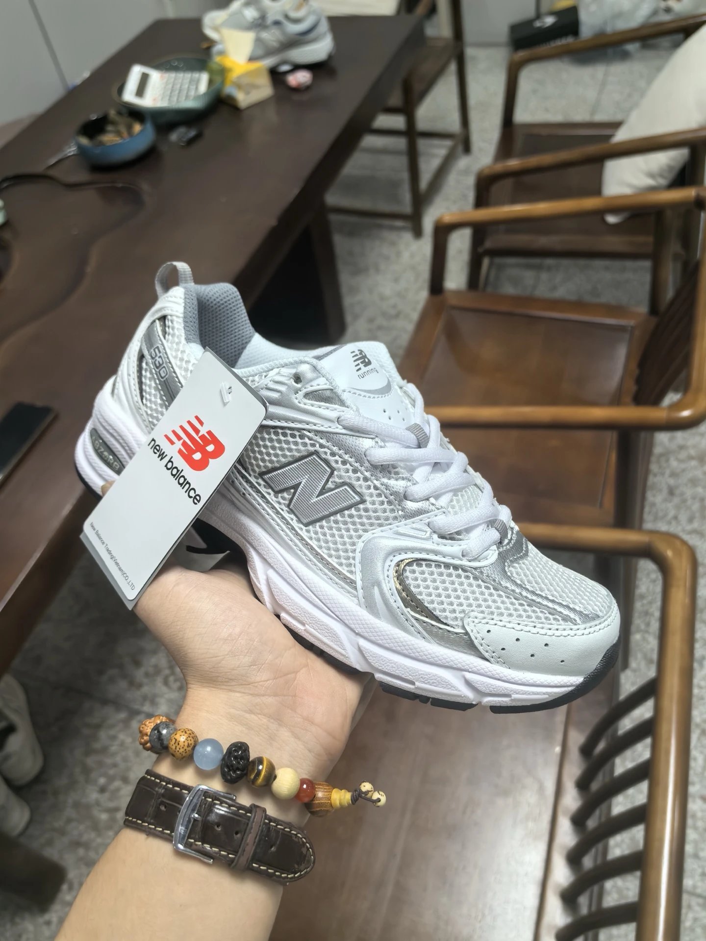 New Balance 530 Silver White Retro Running Shoes