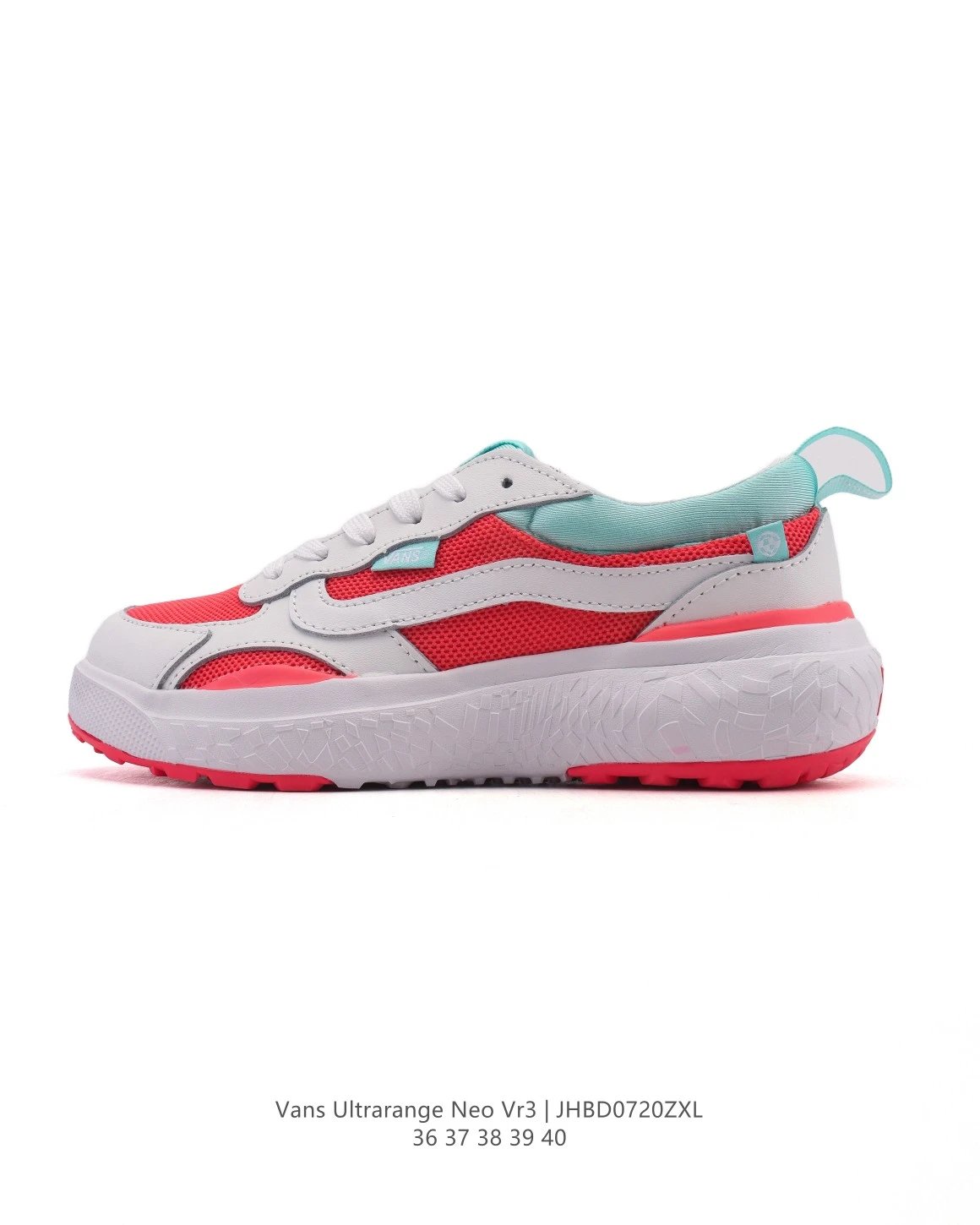 Vans UltraRange Neo VR3 Red Mint Platform Sneakers