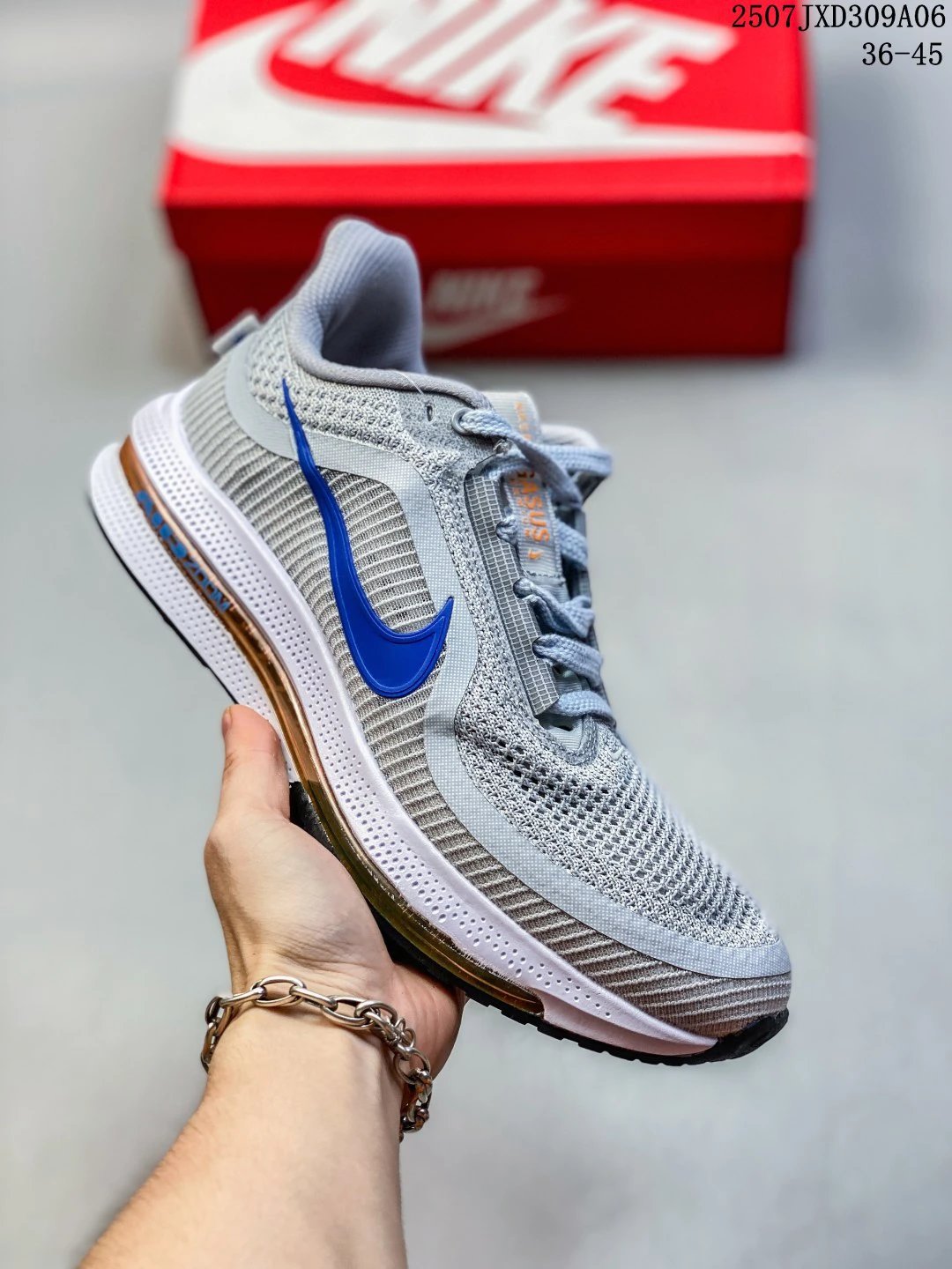 Nike Zoom Vomero Gray Blue Running Sneakers