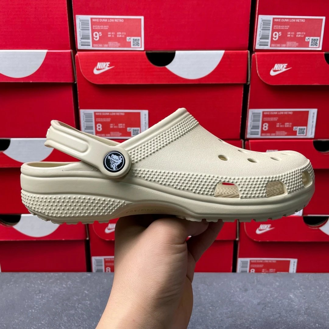 Crocs Classic Lago White Waterproof Clogs Summer Sandals