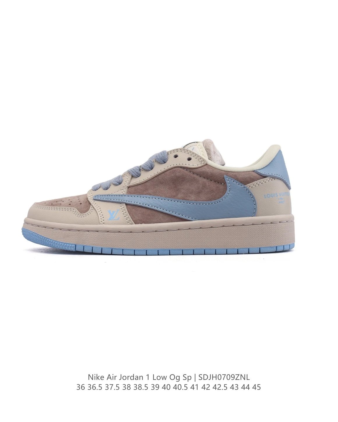 Nike Air Jordan 1 Low OG SP Brown Blue Sneakers
