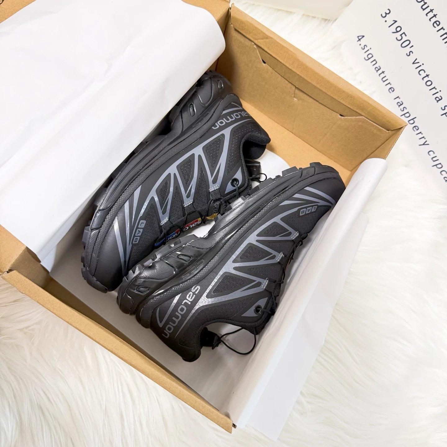 Salomon XT-6 Black Gray Quicklace Trail Running Sneakers