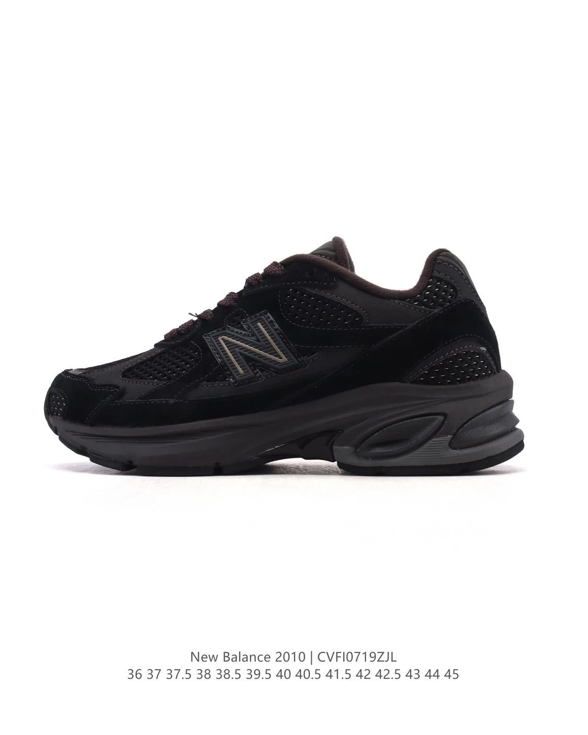 New Balance 2010 Black Retro Running Shoes
