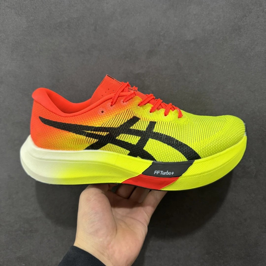 ASICS Metaspeed Neon Orange Carbon Marathon Running Shoes