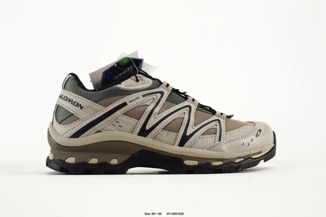 Salomon Retro Beige Low Top Trail Running Shoes