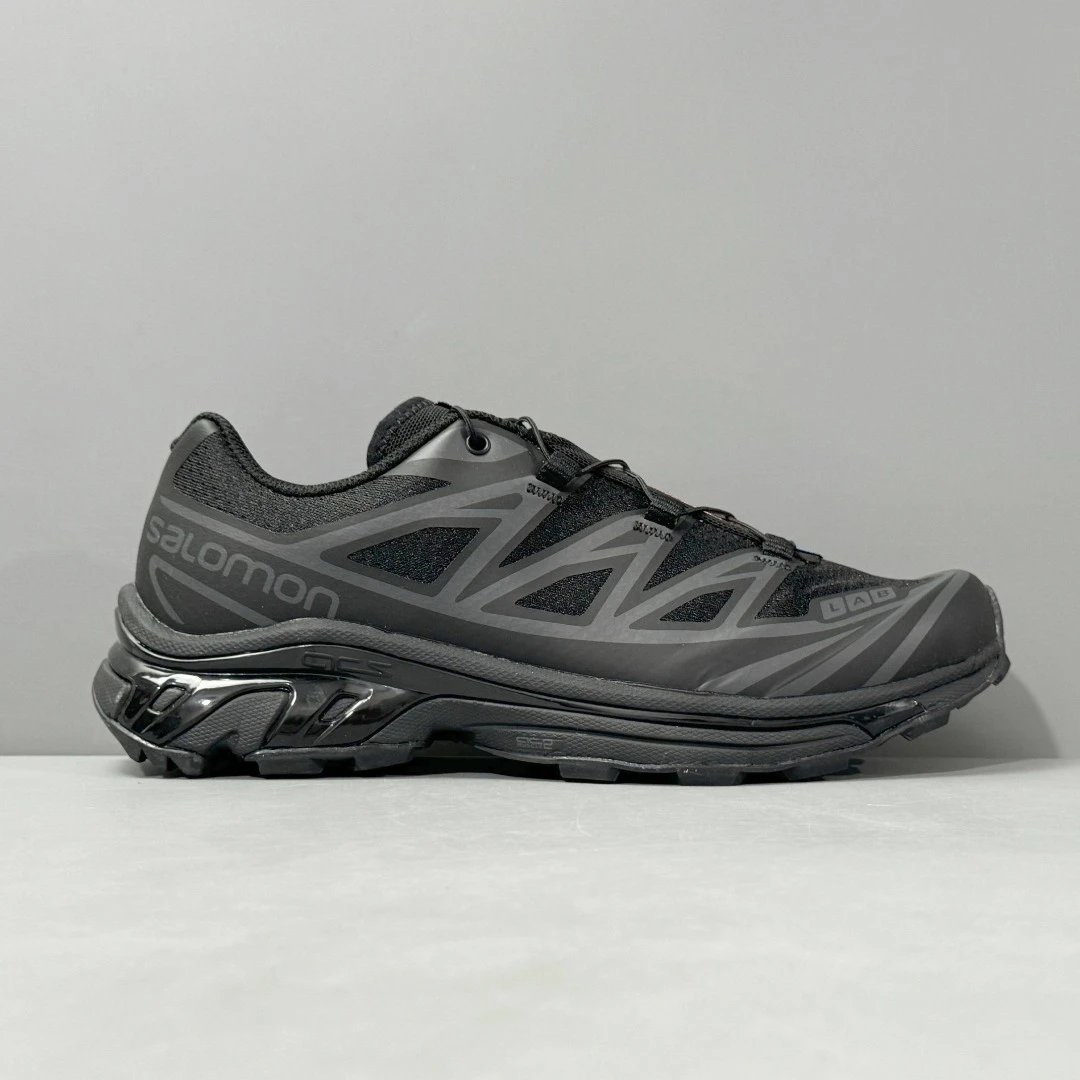 Salomon XT-6 Dark Gray Black Trail Running Shoes