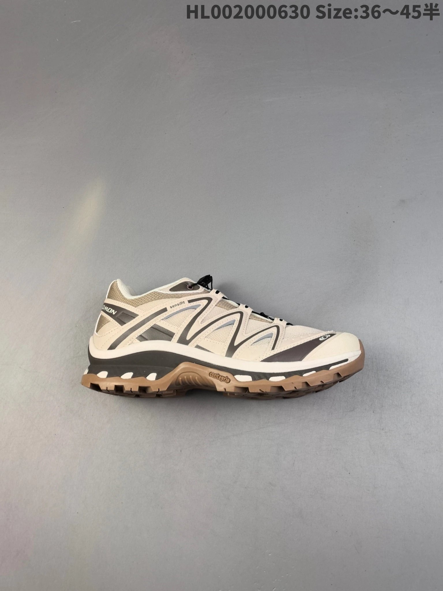 Salomon XT Beige Gray Trail Running Shoes