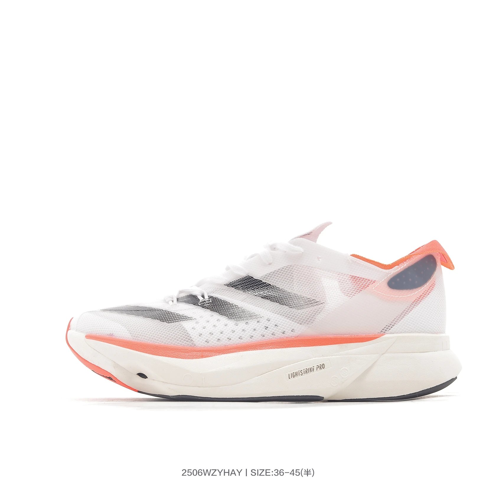 Adidas Adizero Lightstrike Pro White Orange Running Shoes