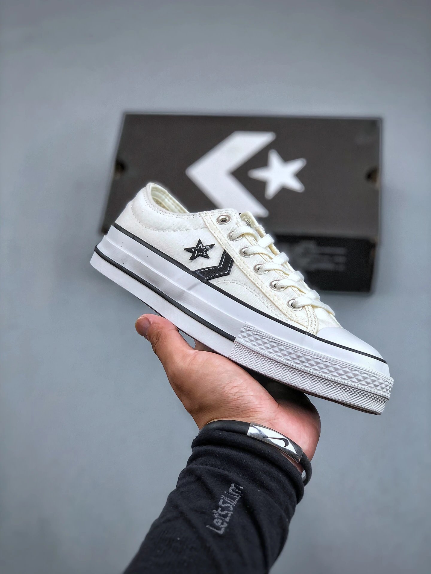Converse Black High Top Canvas Shoes Rubber Toe Sneakers