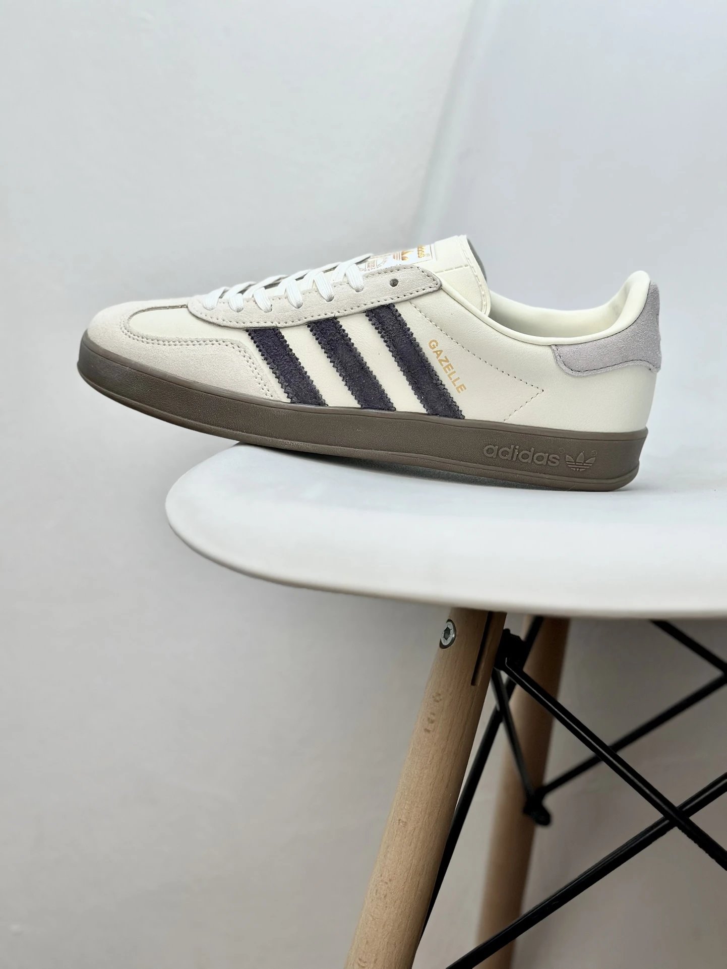 Adidas Gazelle Beige Brown Suede Low Top Sneakers