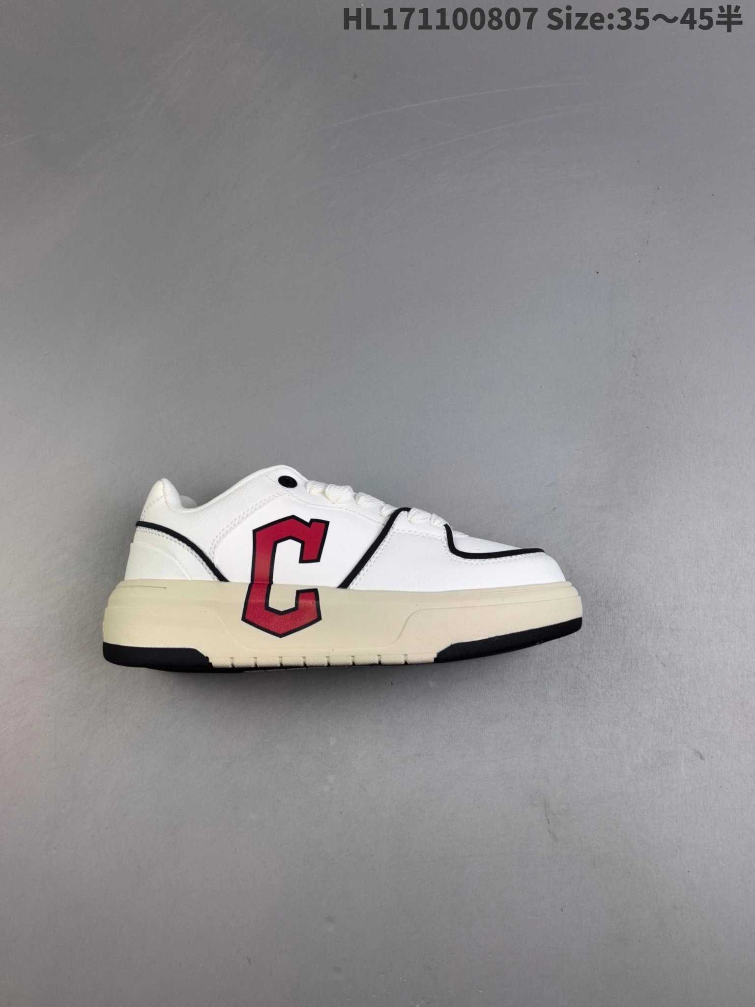 MLB Yankees Chunky White Leather Dad Sneakers