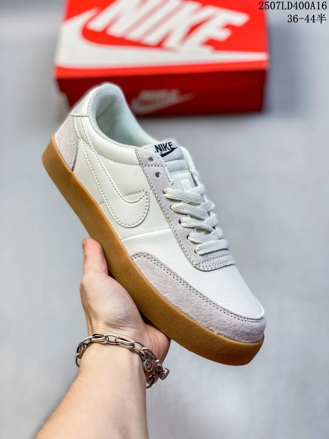 Nike Retro Low-Top Skate Shoes Off White Gum Sole