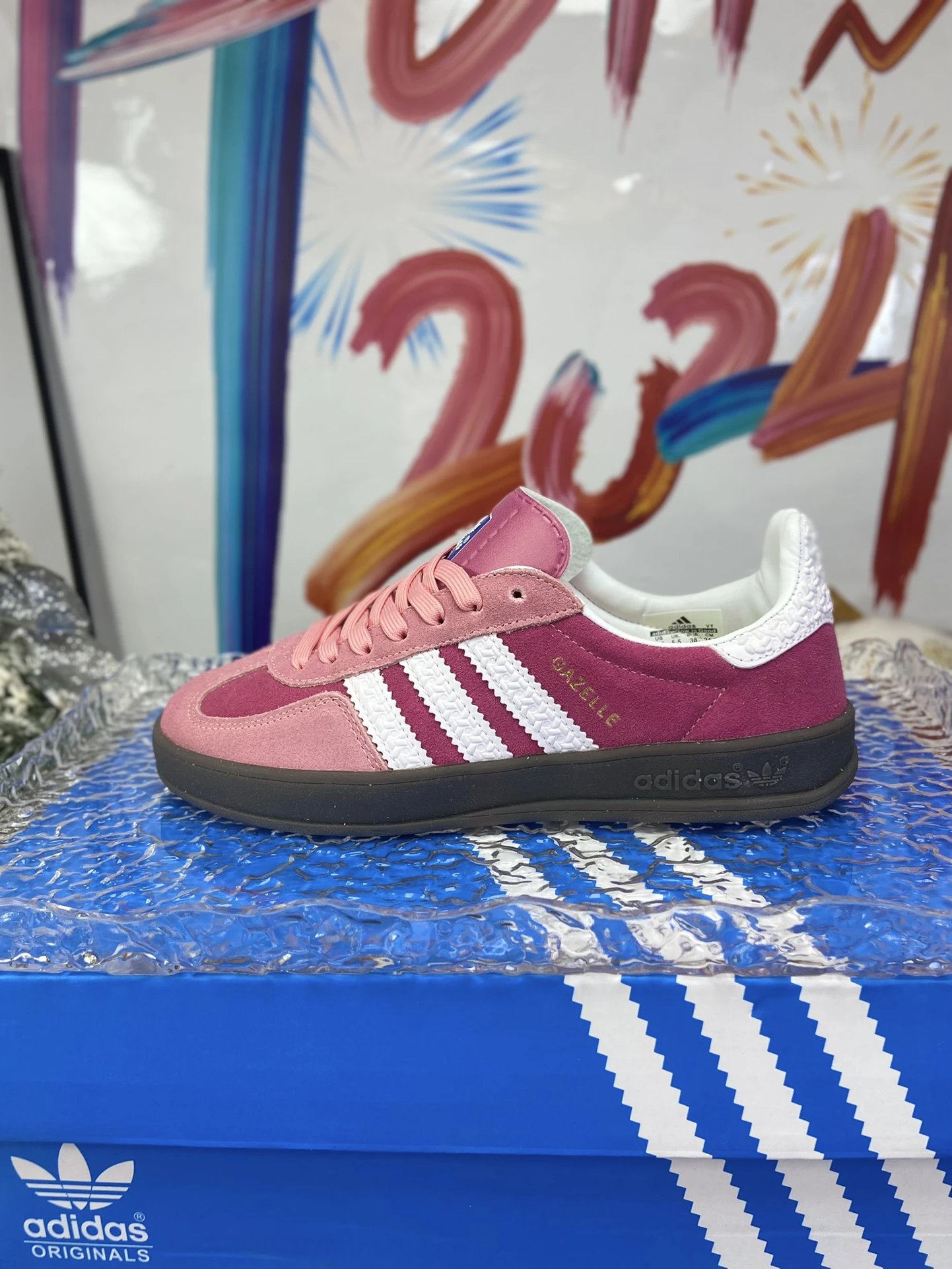 Adidas White Retro 3-Stripe Low Top Sneakers