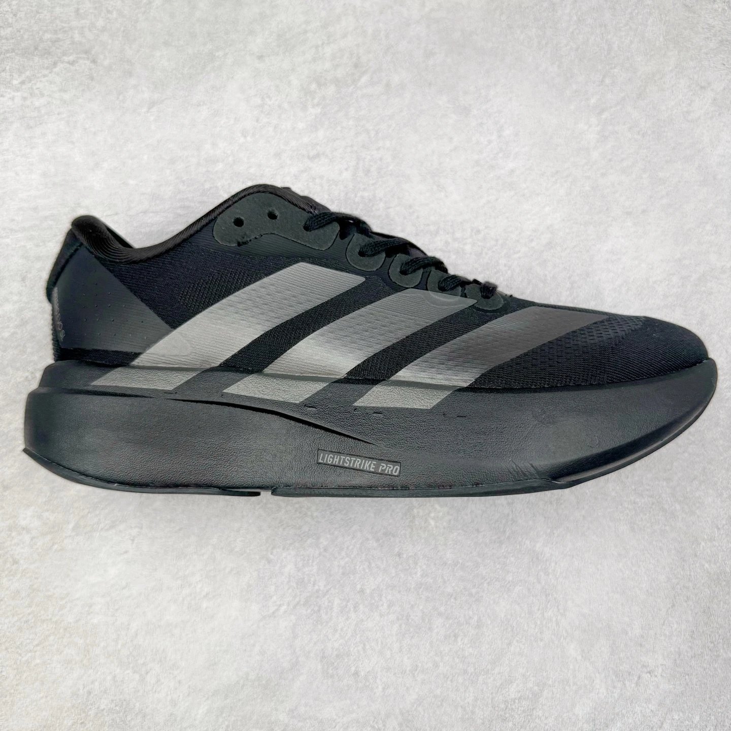 Adidas Lightstrike Pro Black Gray Mesh Running Shoes