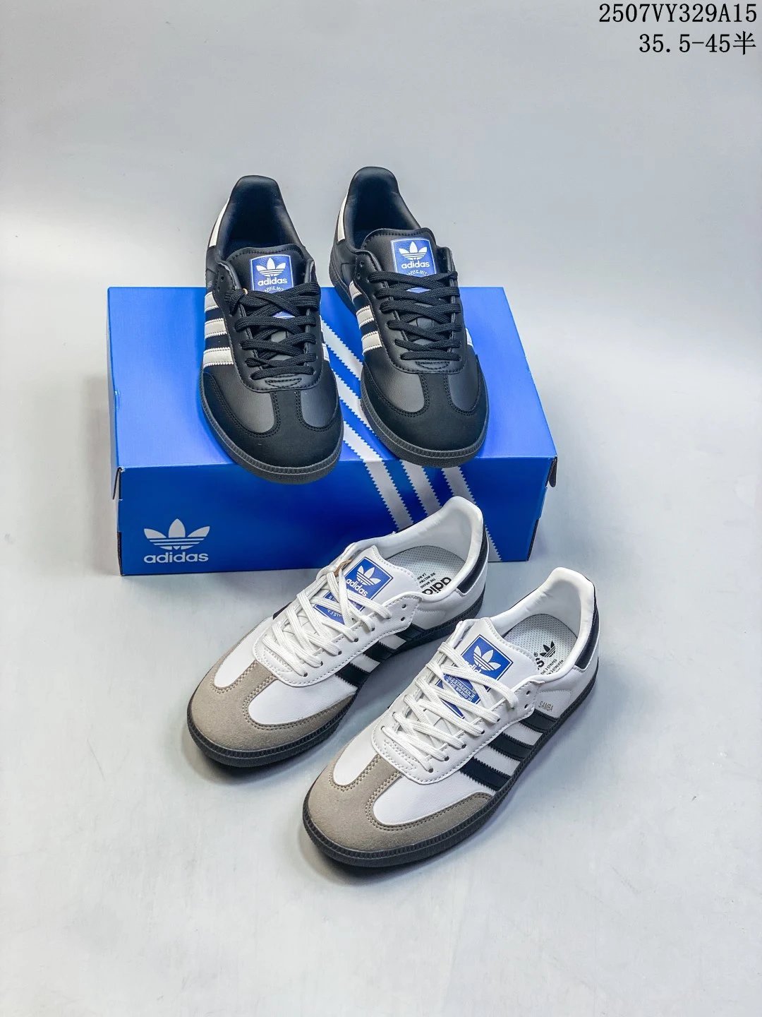Adidas Samba OG White Grey Black Sneakers