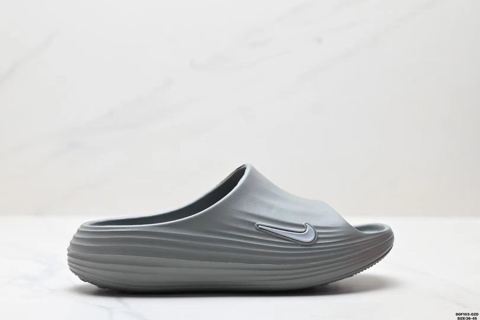 Nike Gray EVA Clog Slides with Anti-Slip Sole