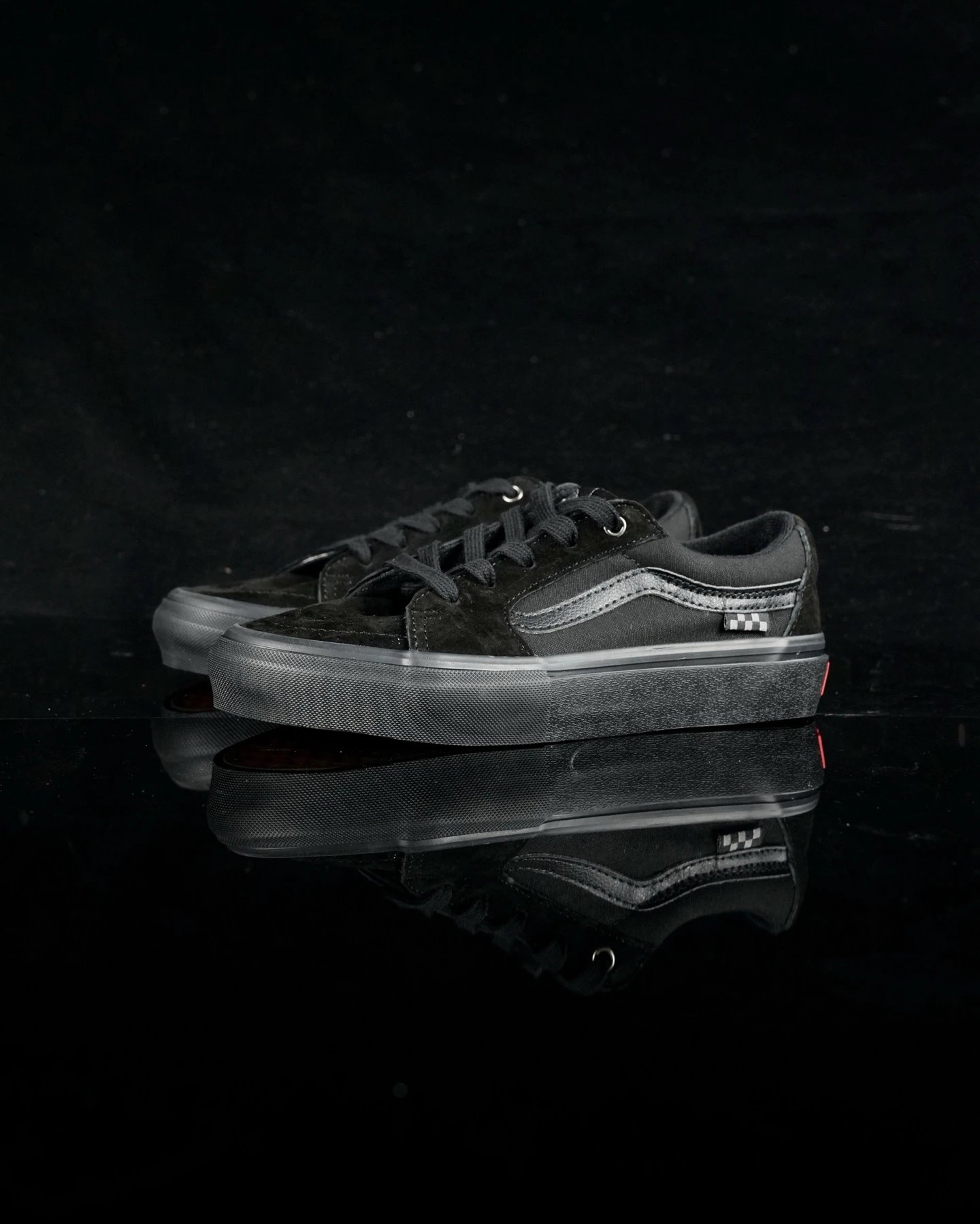 Vans Old Skool Black Suede Canvas Skate Sneakers
