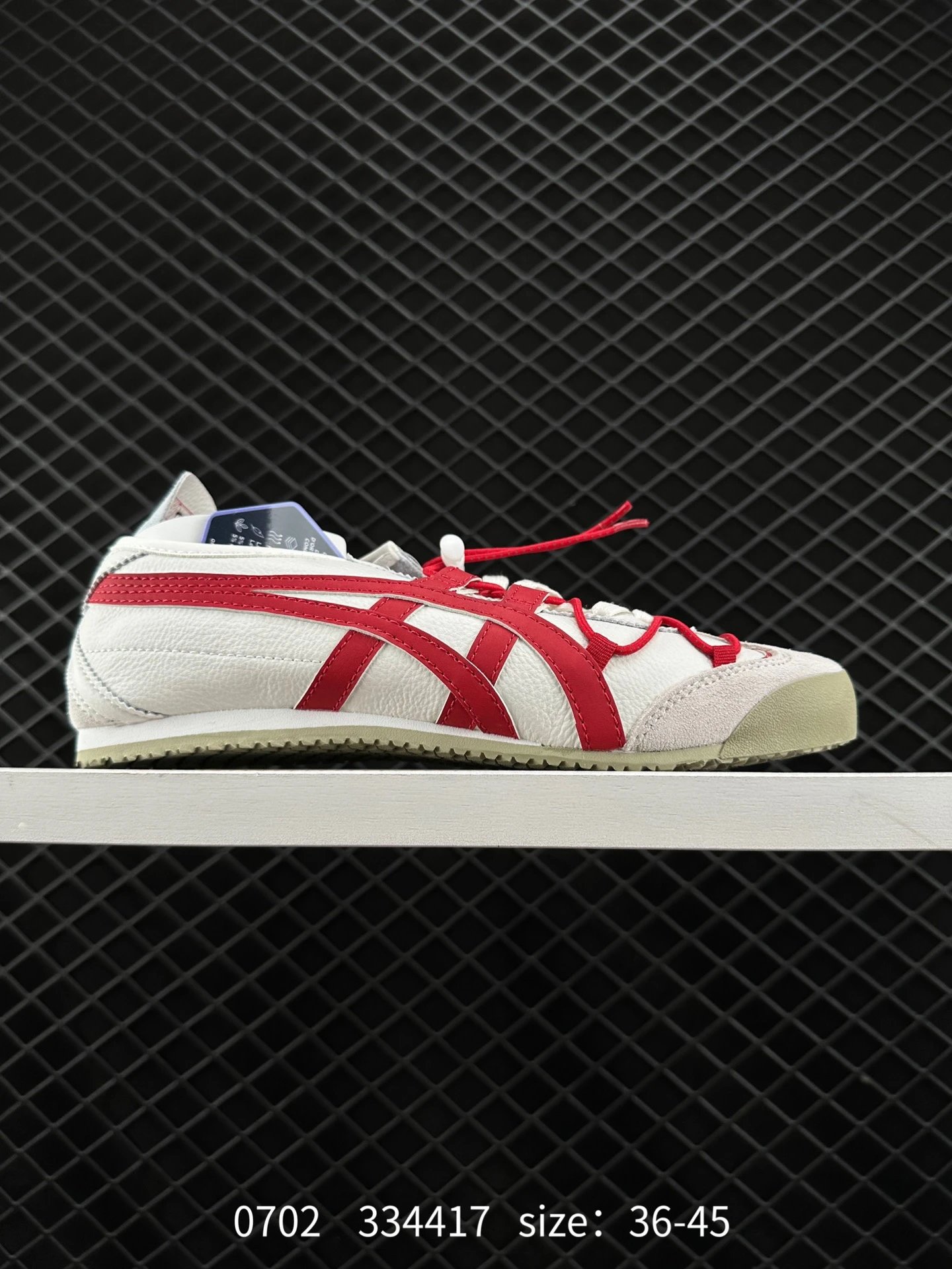 Onitsuka Tiger Mexico 66 Cream Red Sneakers