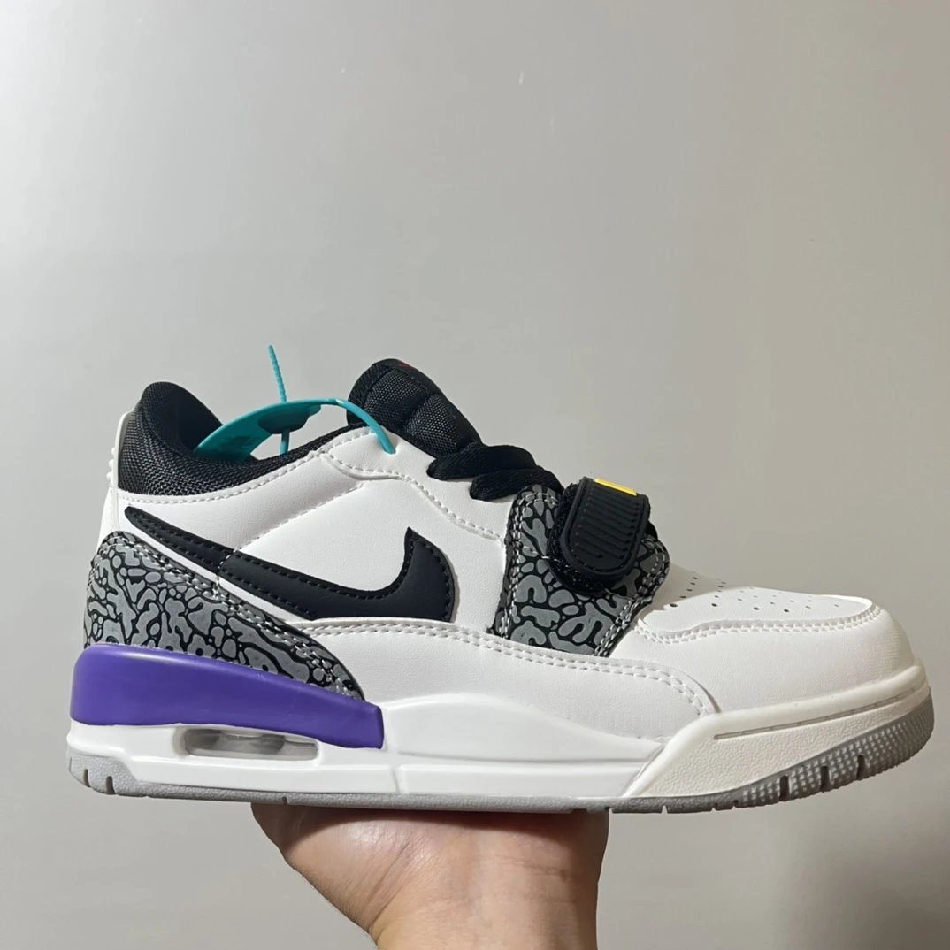 Nike Air Jordan Legacy 312 White/Black/Purple Retro Shoes