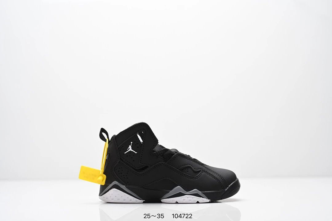 Air Jordan AJ Retro High Top Black/Yellow Basketball Shoes