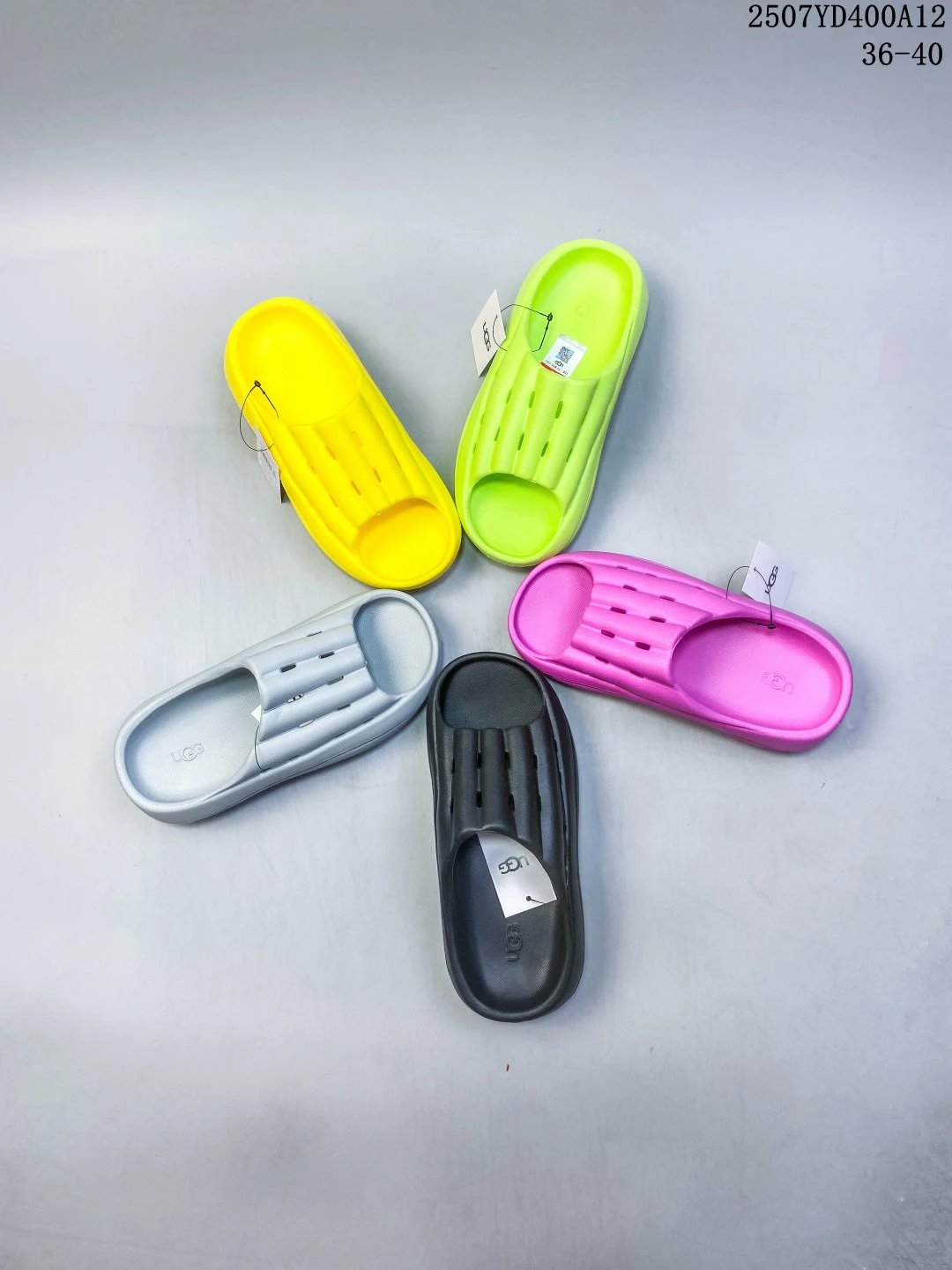 UGG Bright Pink EVA Platform Clog Slides Beach Sandals